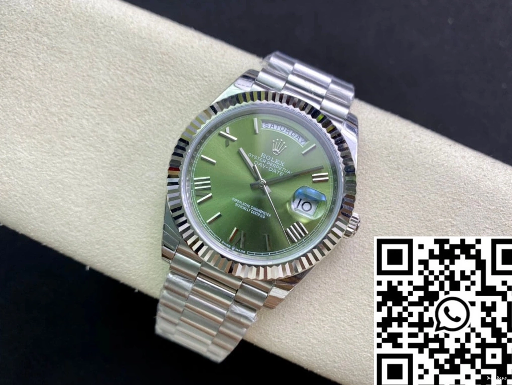 EW Olive Factory Green M228239-0033 Day Date Dial Rolex 0809